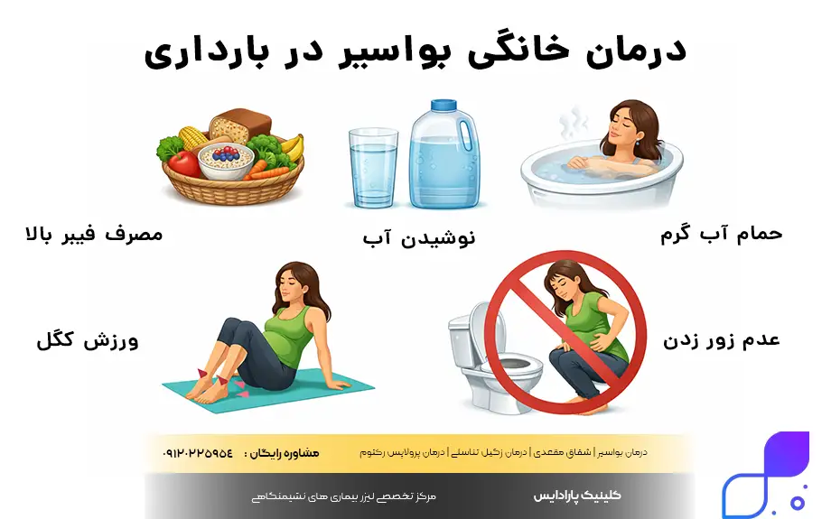 درمان خانگی بواسیر در بارداری