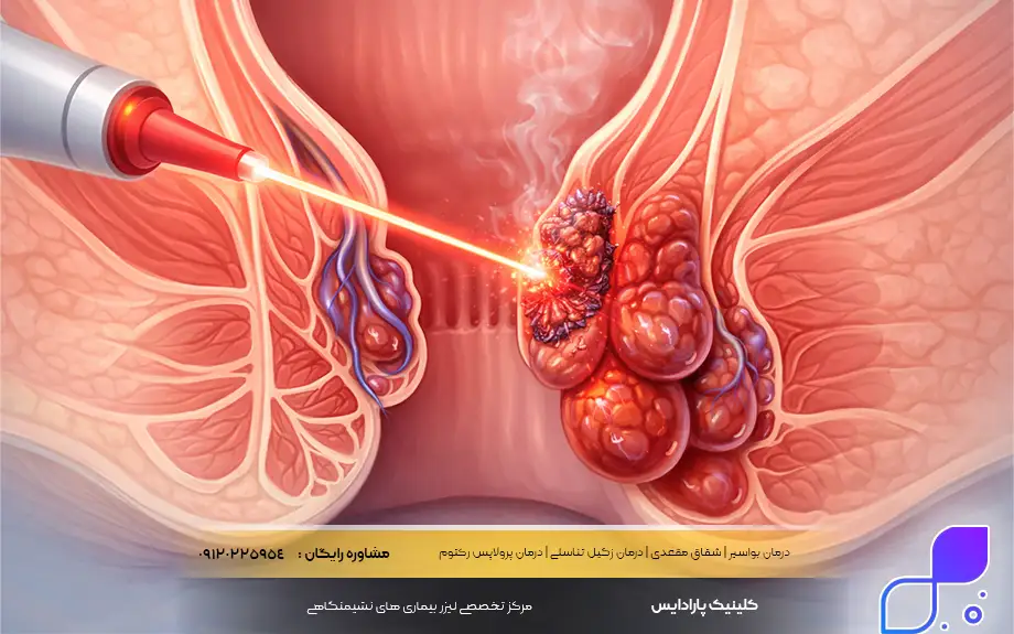 لیزر بواسیر خونی