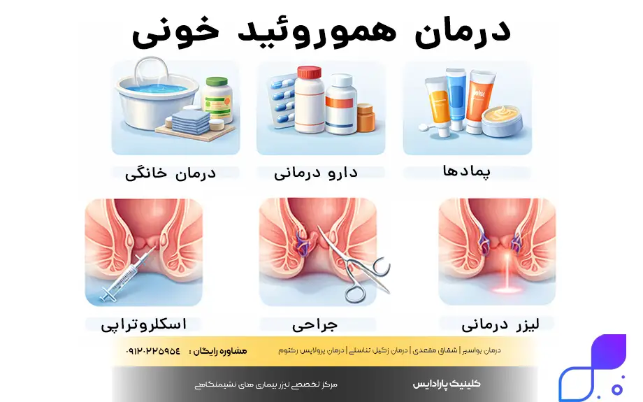 درمان هموروئید خونی