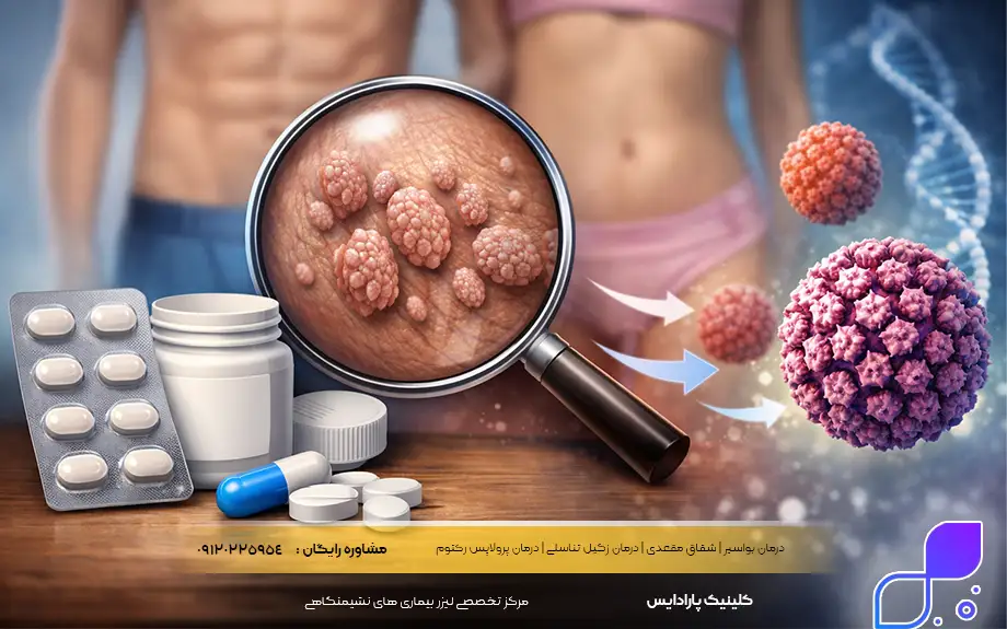بهترین قرص برای درمان زگیل تناسلی
