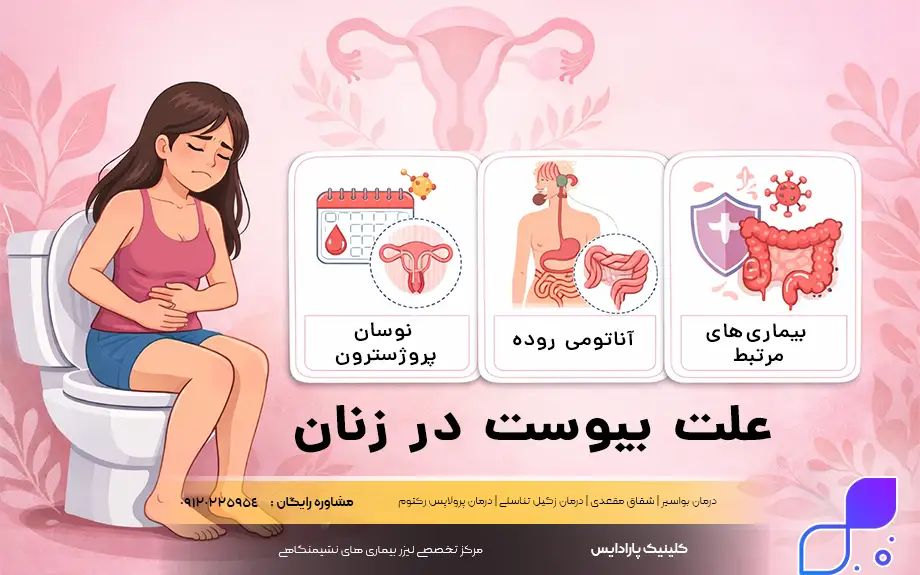 علت یبوست در زنان